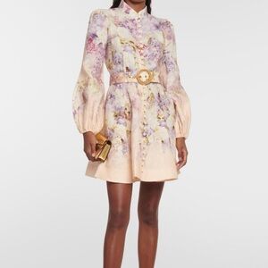 **SOLD**ZIMMERMANN Lyrical Mini Dress Size 1 (4-6)
